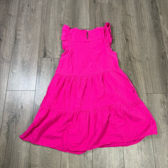 J Crew Cotton Gauge Sleeveless Cute Mini Dress US Women's 4 New - Picture 3 of 7